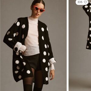 Anthropologie Polka Dot cardigan